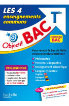 Les 4 enseignements communs terminale