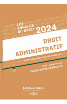 Annales droit administratif 2024