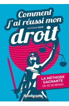 Comment j-ai reussi mon droit - la methode gagnante en 50 schemas