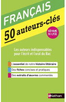 50 auteurs cles - francais