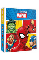 Marvel - les origines des super heros - spider-man, hulk, iron-man, captain marvel, captain america