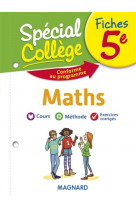 Special college fiches maths 5eme