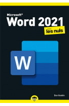 Word 2021 pour les nuls poche