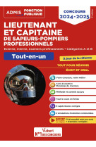 Concours lieutenant et capitaine de sapeurs-pompiers professionnels - categories a et b - tout-en-un