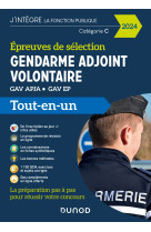 Epreuves de selection gendarme adjoint volontaire 2024 - gav apja - gav ep