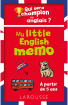 My little english memo