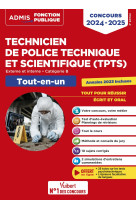 Concours tpts - technicien de police technique et scientifique - categorie b - tout-en-un - externe