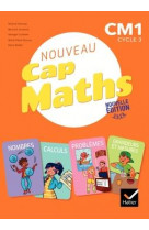 Cap maths cm1 ed. 2020 - manuel + cahier de geometrie + dico maths