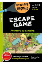 Escape game du ce2 au cm1 - aventure au camping