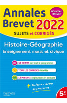 Annales brevet 2022 histoire-geographie-emc