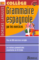 Grammaire espagnole par exercices