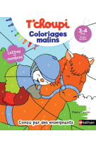 T-choupi lettres et nombres ps - coloriages malins