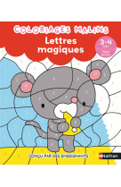 Lettres magiques ps - coloriages malins