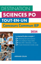 Destination sciences po - concours commun iep 2024 - tout-en-un