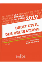 Droit civil des obligations 2019. methodologie & sujets corriges