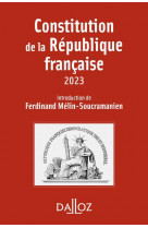 Constitution de la republique francaise. 20e ed.