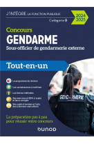 Concours gendarme - sous-officier de gendarmerie externe - 2024/202