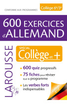 600 exercices d-allemand, special college