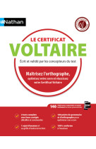 Le certificat voltaire (livre) - 2018