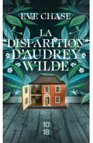 La disparition d-audrey wilde - poche