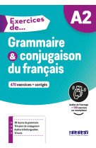 Exercices de grammaire et conjugaison a2 - livre