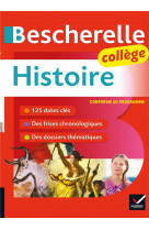 Bescherelle histoire college (6e, 5e, 4e, 3e) - tout le programme d-histoire au college