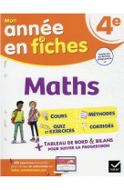 Maths 4eme - fiches de revision & exercices