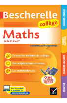 Bescherelle maths college (6e, 5e, 4e, 3e) - la reference en maths pour les collegiens