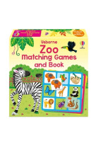 Zoo matching games and book