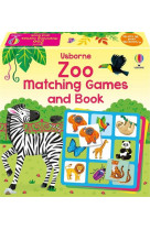Zoo matching games and book