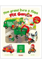 Mon grand livre a flaps p tit garcon - les vehicules