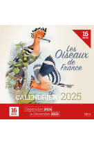 Les oiseaux de france - calendrier 2025