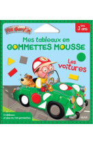 Mes tableaux en gommettes mousse - les voitures