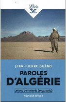 Paroles d-algerie - lettres de tortures (1954-1962)