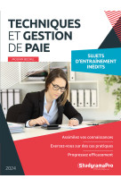 Projet professionnel - technique et gestion de paie - 2024