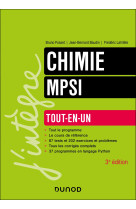 Chimie tout-en-un mpsi - 3e ed.