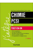 Chimie tout-en-un pcsi - 7e ed.