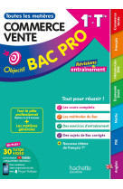 Objectif bac pro - métiers du commerce et de la vente (1re et term) - toutes les matières - bac 2025