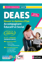 Deaes - reussir le diplome accompagnant educatif et social (etapes formation) 2023