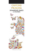 Marque-pages chatons mignons - marque-pages a colorier