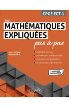 Les mathematiques expliquees pas a pas - cpge ect-1 - programme 2021