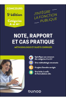 Note de synthese, note administrative et rapport - 5e ed. -