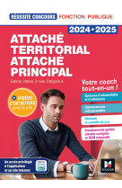 Reussite concours - attache territorial, attache principal cat. a - 2024-2025 - preparation complete