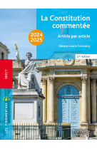 Fondamentaux - la constitution commentée 2024-2025