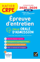 Epreuve d'entretien - crpe 2025 - epreuve orale d'admission