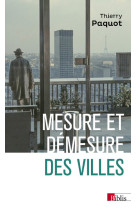 Mesure et démesure des villes