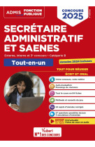 Concours secrétaire administratif et saenes - catégorie b - tout-en-un