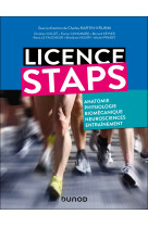 Licence staps : anatomie, physiologie, biomécanique, neurosciences du sport et entraînement