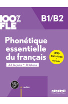 100% fle - phonétique essentielle du français b1/b2 - livre + didierfle.app