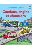 Camions, engins et chantiers - volume combiné - premiers autocollants - dès 3 ans